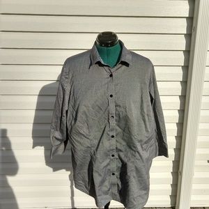 Coldwater Creek Cotton Button Down 2x